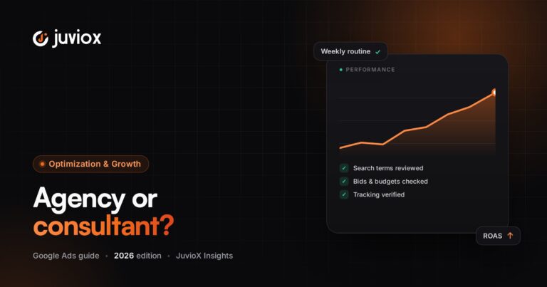 Google Ads Agency vs Consultant: How to Choose, What Management Includes & What It Costs in 2026