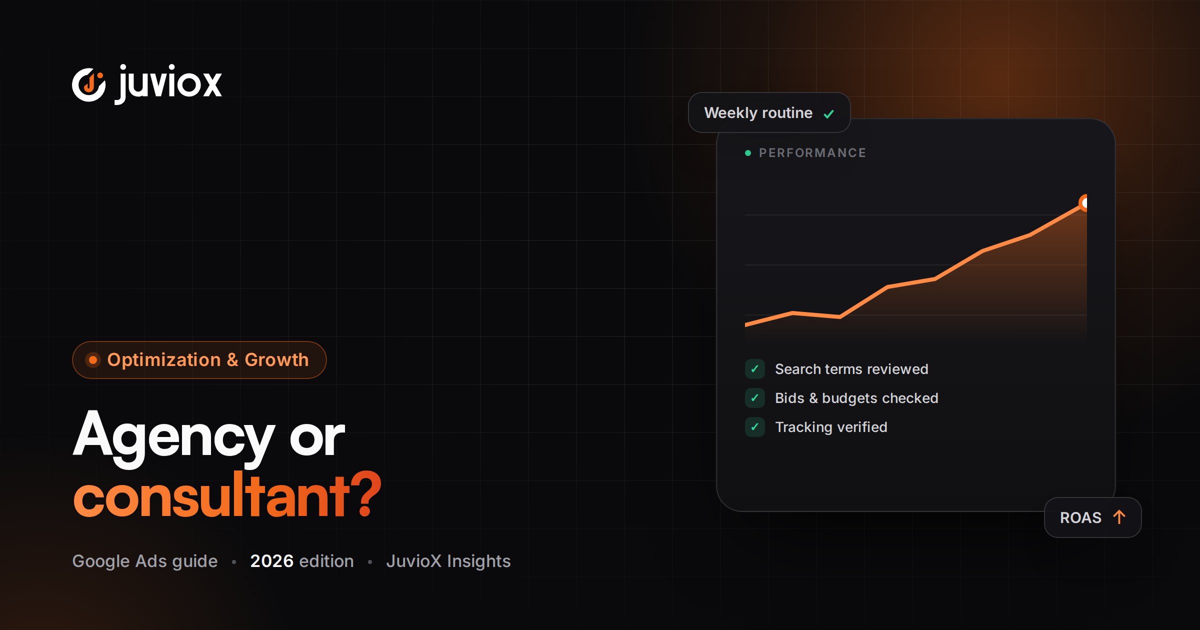 Google Ads Agency vs Consultant: How to Choose, What Management Includes & What It Costs in 2026