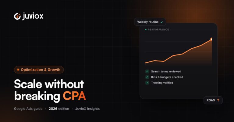 How to Scale Google Ads Without Destroying CPA or ROAS: 2026 Growth Framework