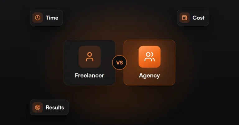 Freelancer vs agency comparison for Facebook ads