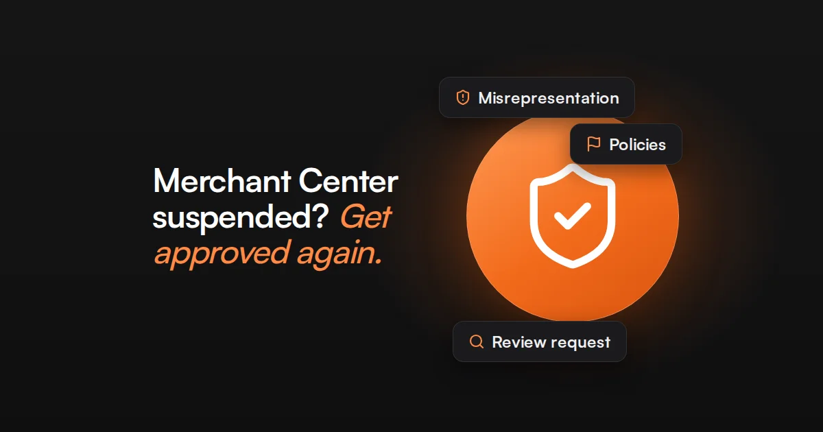 Merchant Center Misrepresentation: How to Fix It
