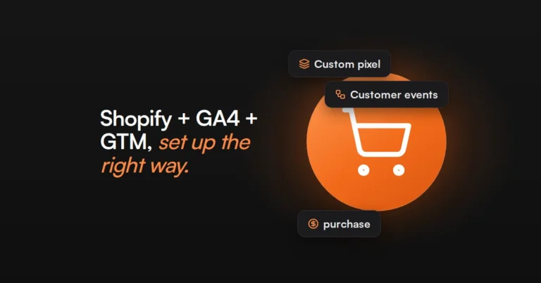 Shopify Google Analytics 4 and Google Tag Manager Setup